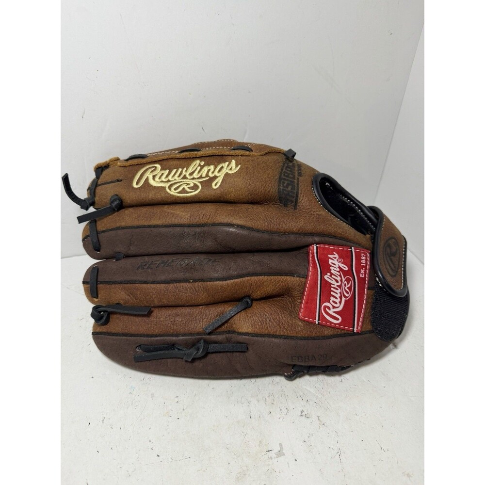 Rawlings Renegade R125R 12.5" RHT Right Hand Throw Brown Leather Baseball Glove